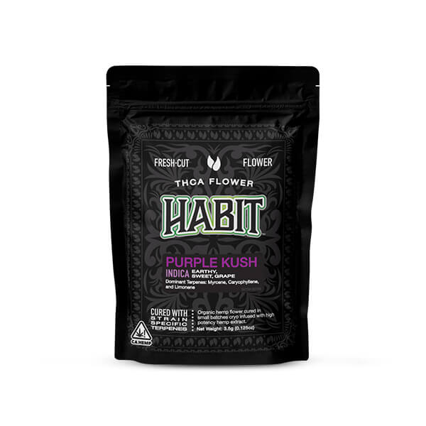 3.5g THCA Flower Bag – Purple Kush – Indica